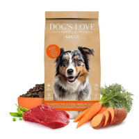 Dog's Love granule Hovězí Adult 2 kg