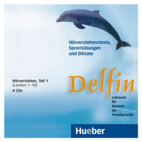 Delfin, zweibändige Ausgabe, 4 Audio-CDs Hörverstehe 1 Hueber Verlag