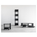 Odkládací stolek Abstract - černý lakovaný teak - Ethnicraft