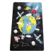 Dětský kusový koberec Země a vesmír 20 120 × 170