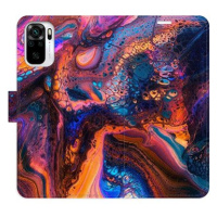 iSaprio flip pouzdro Magical Paint pro Xiaomi Redmi Note 10 / Note 10S