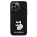 Karl Lagerfeld Liquid Silicone Choupette NFT kryt iPhone 15 Pro Max černý