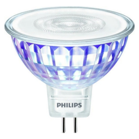 LED žárovka GU5,3 MR16 Philips 7W (50W) teplá bílá (3000K), reflektor 12V 36°