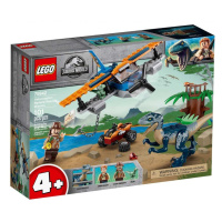 Lego® jurassic world 75942 velociraptor: záchranná mise s dvouplošníkem