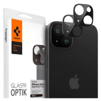 Spigen Glass tR Optik 2 Pack tvrzené sklo na fotoaparát iPhone 15/15 Plus černé