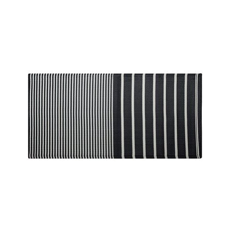 Černý venkovní koberec 90x180 cm HALDIA, 116869 BELIANI
