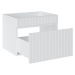 ArtCom Koupelnová skříňka s umyvadlem ICONIC White U120/1 | 120 cm