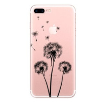 iSaprio Three Dandelions - black pro iPhone 7 Plus / 8 Plus