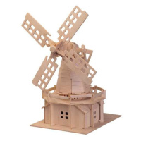 Woodcraft construction kit Woodcraft Dřevěné 3D puzzle větrný mlýn