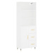 vidaXL Skříň highboard bílá 69,5 x 34 x 180 cm kompozitní dřevo