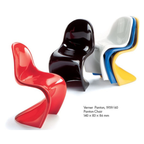 Vitra designové miniatury Panton Chair (5 kusů)