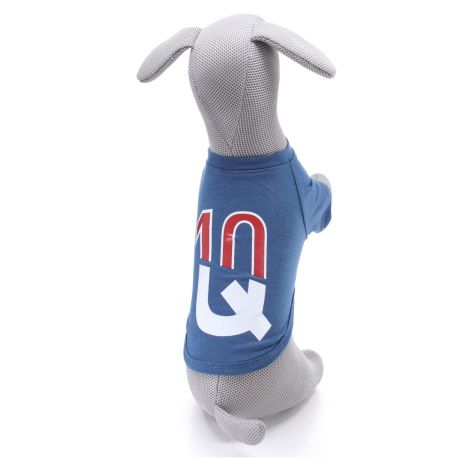Vsepropejska Charles tričko s nápisem pro psa Barva: Modrá, Délka zad (cm): 35, Obvod hrudníku: 