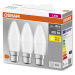 Osram SADA 3x LED Žárovka B38 B22d/4,9W/230V 3000K - Osram