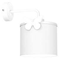 Dětská nástěnná lampa SWEET 1xE27/15W/230V bílá/motýl