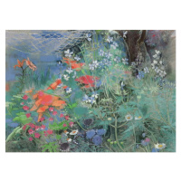 Claire Spencer - Obrazová reprodukce Summer Garden, (40 x 30 cm)