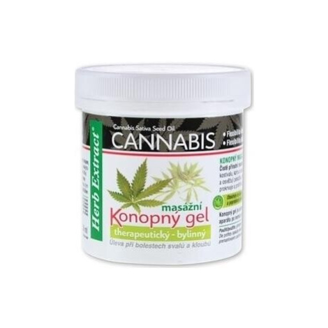 HerbExtract Cannabis konopný masážní gel 250ml VIVACO