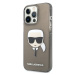 Pouzdro na iPhone 13 Pro Karl Lagerfeld TPU Full Glitter - černé