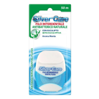 Silver care Dentální nit antibakteriální 50 m