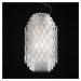 Slamp Slamp Chantal - LED závěsné světlo, 60 cm, bílé
