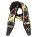 Fender Neon Monogram Strap Yellow/Pink