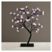 ACA Lighting stromek se silikonovými květy 36 LED 220-240V, fialová, IP20, 45cm, 3m černý kabel 