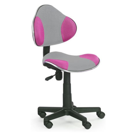 Halmar Dětská židle Flash 2, šedá/růžová