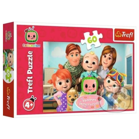 Puzzle Cocomelon Úžasný den (60 dílků) - puzzle z kategorie 15 - 60 dílků Trefl
