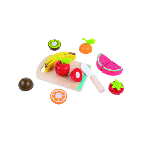 Dřevěná sada krájení ovoce ALLTOYS