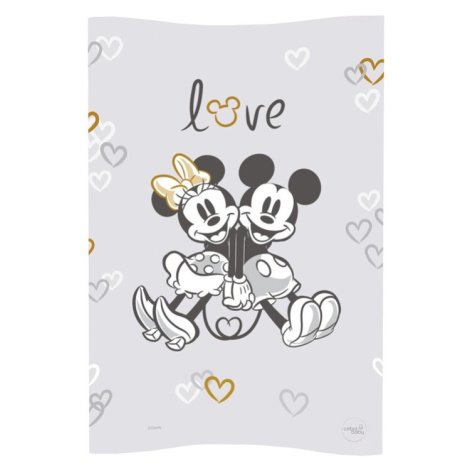 CEBA - Podložka přebalovací měkká COSY 50x70 Disney Minnie&Mickey Grey CebaBaby