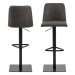 Dkton Designová barová židle Alasdair antracitová