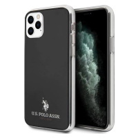 Lesklé pouzdro U.S. Polo Assn. pro iPhone 11 Pro Max - černé