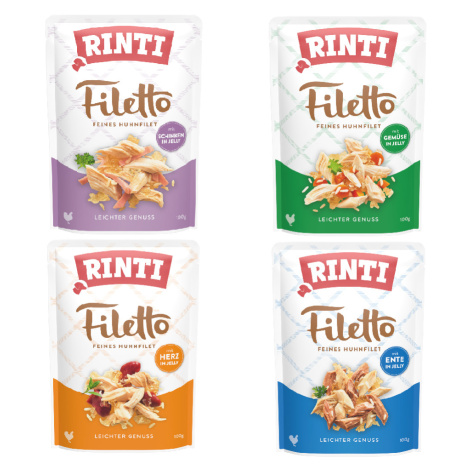 RINTI Filetto kapsičky v želé 24 ks (24 x 100 g) - míchané balení (4 druhy)