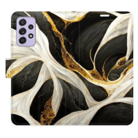 iSaprio flip pouzdro BlackGold Marble pro Samsung Galaxy A52 / A52 5G / A52s