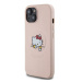 Hello Kitty PU Kitty Asleep Logo MagSafe Kryt iPhone 15 růžový