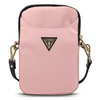 Pouzdro Guess Sleeve Pink Nylon Triangle Logo (GUPBNTMLLP)