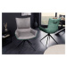 LuxD Designová otočná židle Wendell šedá / zelená