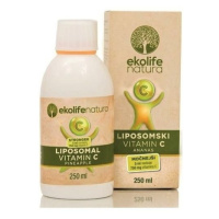 Ekolife Natura Liposomal Vitamin C STRONG 750 mg ananas 250 ml