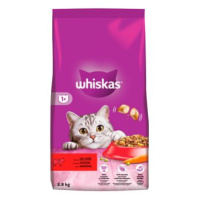 Whiskas Dry s hovězím masem 3,8kg