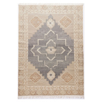 Diamond Carpets koberce Ručně vázaný kusový koberec Heriz Wood DE 2005 Grey Mix - 80x150 cm