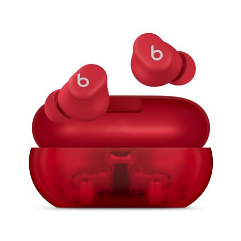 Beats Solo Buds Transparent Red