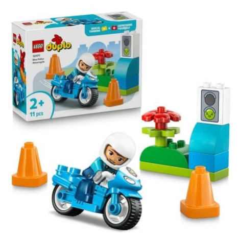 Lego Duplo 10471 Modrá policejní motorka