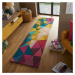 Flair Rugs koberce Ručně všívaný běhoun Illusion Falmouth Multi - 60x230 cm