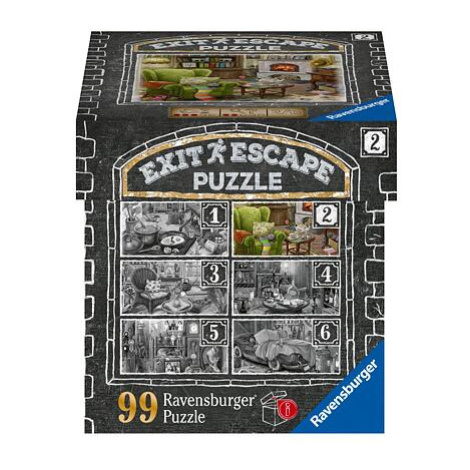 Exit Puzzle: Obývací pokoj 99 dílků RAVENSBURGER