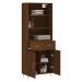 vidaXL Skříň highboard hnědý dub 69,5 x 34 x 180 cm kompozitní dřevo