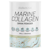 BioTech USA Marine Collagen 240 - citron, zelený čaj