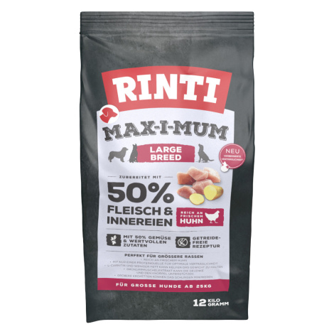 RINTI Max-I-Mum Large Breed kuřecí - výhodné balení: 2 x 12 kg