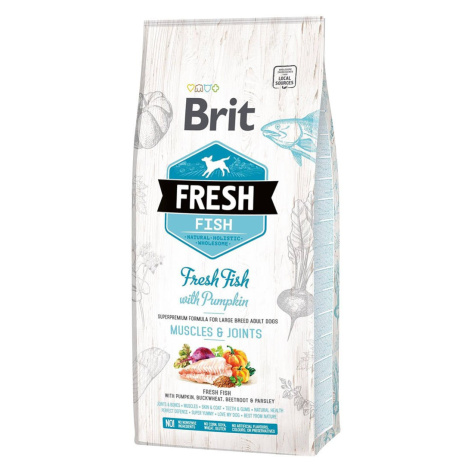 Brit Fresh Dog – Adult Large Breed – Fish – Muscles & Joints 12 kg