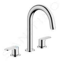 Hansgrohe 71553000 - Umyvadlová baterie s výpustí, 3-otvorová instalace, chrom