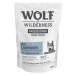 Wolf of Wilderness granule, 250 g - 20 % sleva - "Icy Lakesides" jehněčí, pstruh a kuře