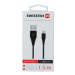 Datový kabel SWISSTEN USB / USB-C 3.1 (7mm) black 1,5m